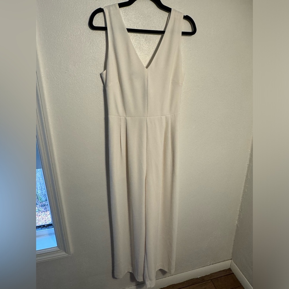 J Crew Ivory Jumpsuit
